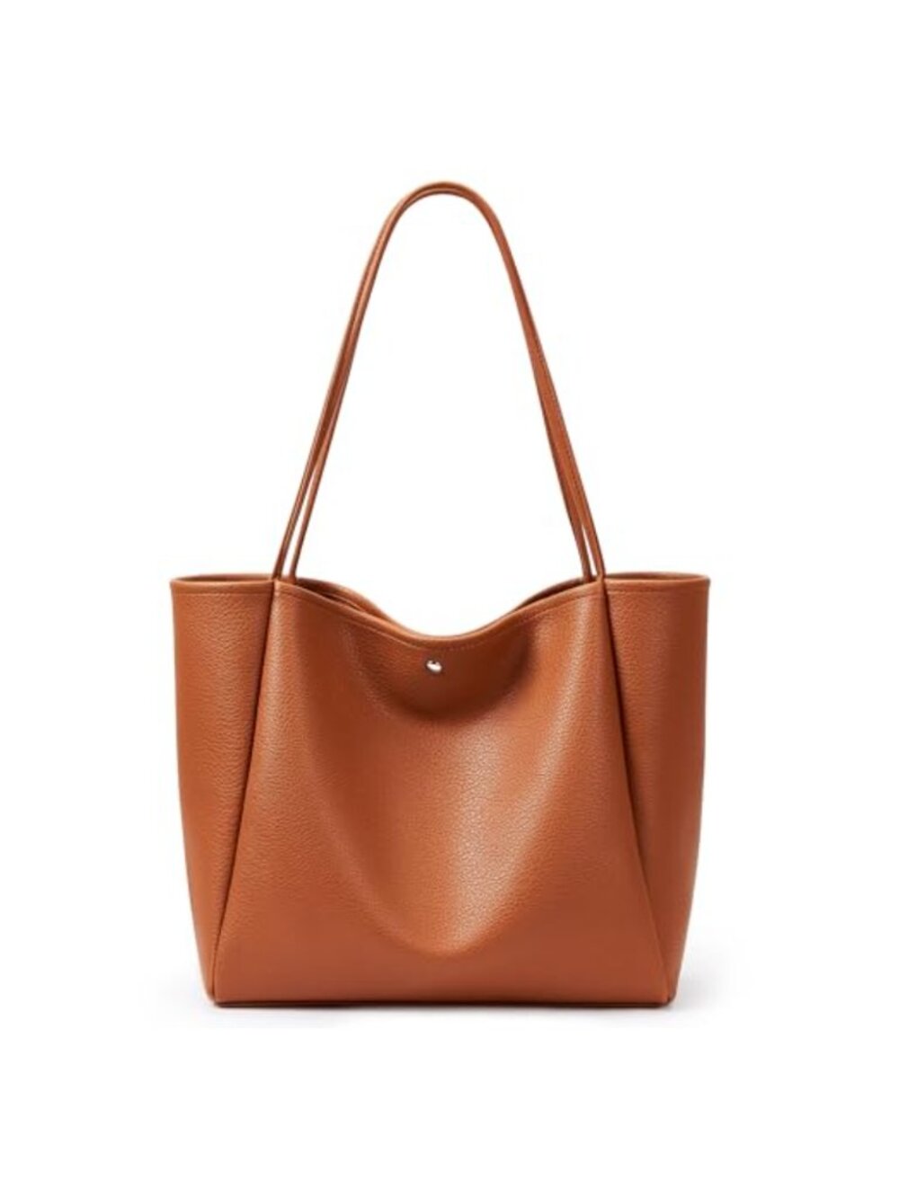 KALIDI 16L Vegan Leather Suede Tote Bag Hobo Shoulder Work Large Purse